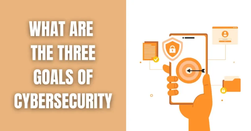 what are the three goals of cybersecurity